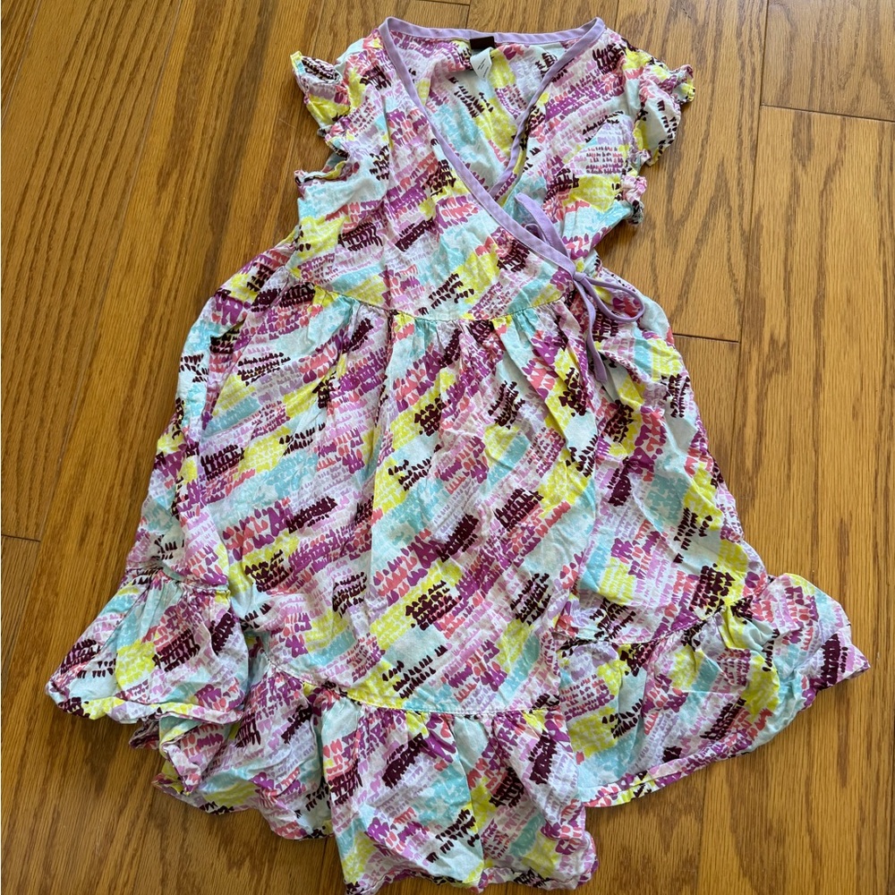 Girls Tea Collection Multi Colorful Kids Dress Size 8
